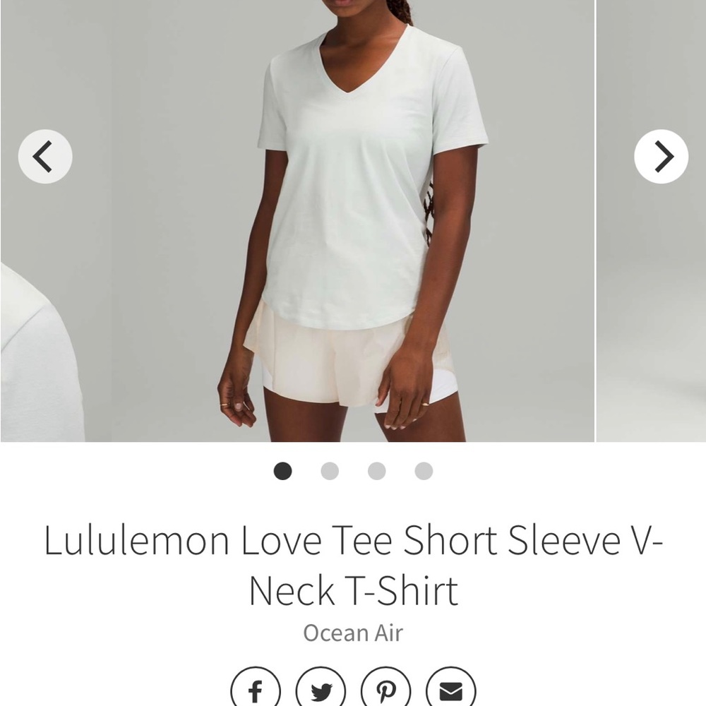 Lululemon love V neck tee